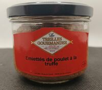 Emiettés poulet et truffe 180gr Treilles